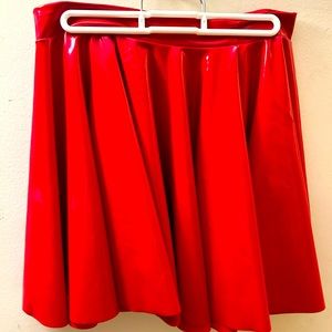 🍒BlackMilk RED PVC skater skirt!🍒